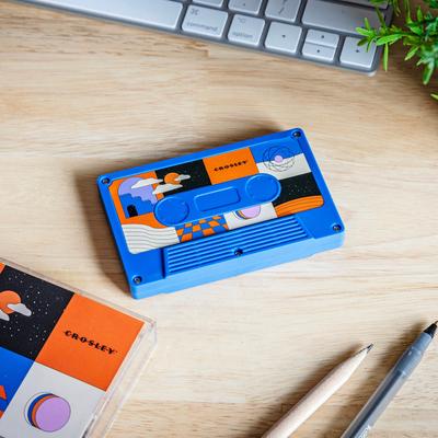 Cassette Retro Portable Bluetooth Speaker, Rechargeable Wireless Speakers, Storage Case