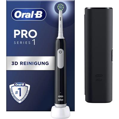 Elektrische Zahnbürste ORAL-B "PRO Series 1" Elektrozahnbürsten schwarz Drucksensor