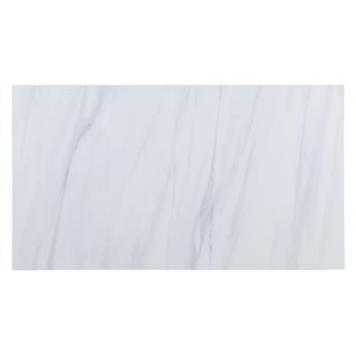 Enapay Kitchen Island in Marble Top Top & Gray Finish AC00305