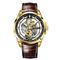 BINBOND Herren Quartz Uhr Luxus große Ziffernblatt Mode Business Leuchtende Wasserdichte Leder Edelstahl Armband Uhr B505