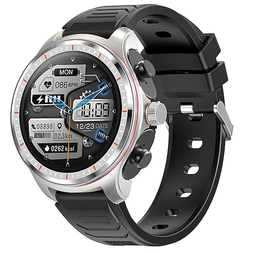 Imosi 1,53 Zoll Smart Watch Bluetooth Anruf Schrittzähler Ohrhörer 2 in 1 Ohrhörer lokale Musikwiedergabe TWS Bluetooth Wireless Sport Headset Smartwatch Image