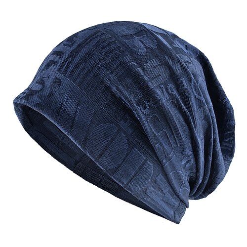 Herren Unisex Beanie Mütze Wollmützen 骷髅头毛线帽 Schwarz Blau Polyester Gemütlich Freizeitskleidung Ausgehen Mit Mustern Image