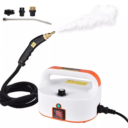 Tragbarer Handdampfreiniger mit 1500 W, Hochtemperatur-Dampfdruckreinigungsgerät mit Bürstenköpfen Image