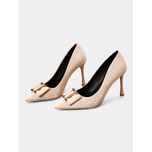 Elegante Damen-Stilettos mit spitzer Zehenpartie und Schnalle – elegante Schuhe für festliche Anlässe wie Hochzeiten, Büro und Partys.