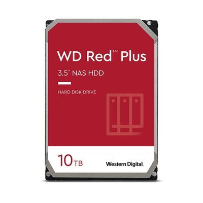 Western Digital Interne Festplatte »RED Plus NAS« 10000 GB rot, 10.16x2.61x14.7 cm
