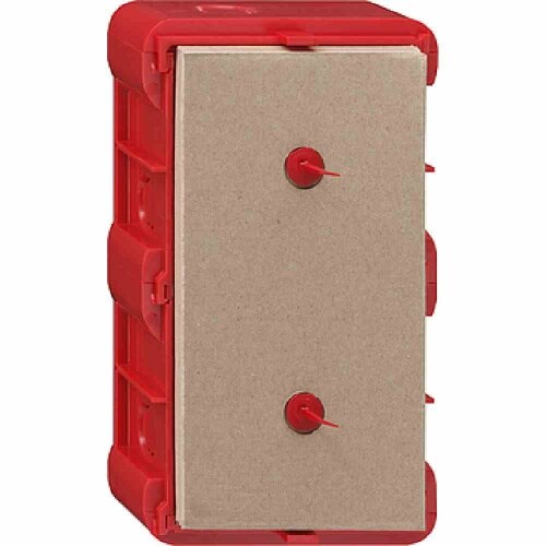 Gira E22 Gerätedose UP, Kunststoff, quadratisch, Gehäusedurchführung durch Ausbrechöffnung, 162,5x92,5x64mm, 289200 Image