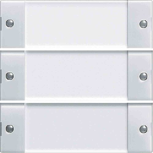 Gira System 55 Tastwippe, KNX, 3f, reinweiß, glänzend, Kunststoff, Thermoplast, 213303 Image