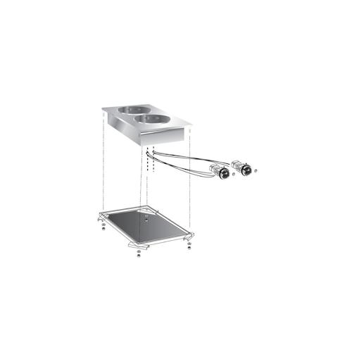 Gastro-Inox Mareno Drop-In Elektroherd 2 Kochplatten, 40Cm