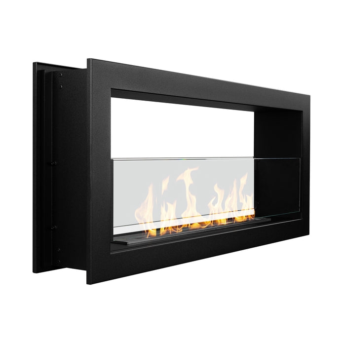 Divina Fire Eingebauter doppelseitiger Bioethanolkamin Biokamin 2 Seiten 90x40 MONTEFALCO 90 Image