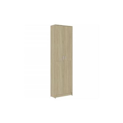 vidaXL Garderobenschrank Sonoma-Eiche 55x25x189 cm Holzwerkstoff