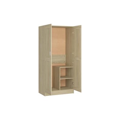 vidaXL Kleiderschrank Sonoma-Eiche 82,5x51,5x180 cm Holzwerkstoff Image