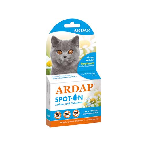 Sparpaket: 6x0,8ml ARDAP Spot-On für Katzen über 4 kg