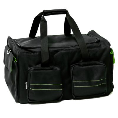 Trademark Innovations DJ Gig Bag with 8 Removable Dividers, Padded Shoulder Strap and 6 Storage Pockets