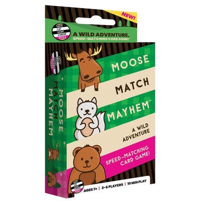 Moose Match Mayhem | A wild adventure speed matching card game!