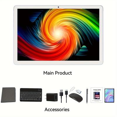 TEMU 2024 Tablet 10.1 2 In 1 Tablet - 8 (4+4 )+128gb 1tb , 13+8mp , Tablets Pc 5g , Ips Fhd