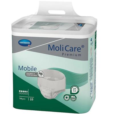Molicare Premium Mobile 5 Tropfen Gr.L 14 St Einweghosen Image