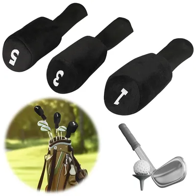 3 Stück Fahrer 1 3 5 Fairway Woods Head covers Golf zubehör Golf Holz Head Cover Schutzhüllen für