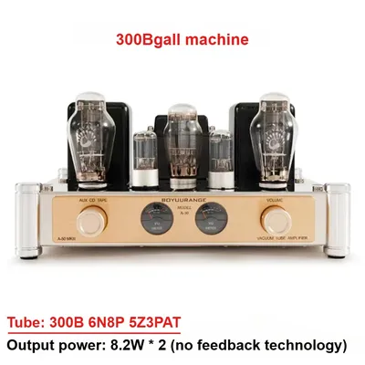 REISONG A50 300B Single-Ended-HIFI-Fieber-Röhrenverstärker Leistung 8,2 W * 2 Home-Audio optional Image