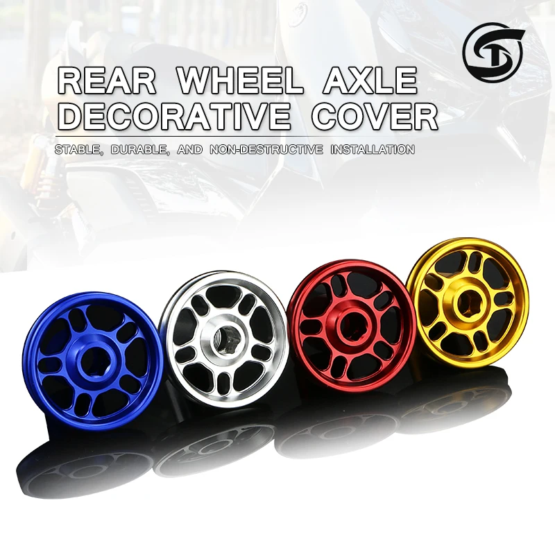 Motorrad zubehör für yamaha 2006-2013 xmax300 X-max300 Hinterachse dekorative hintere Kipphebel Hohl abdeckung modifizierte Teile Image