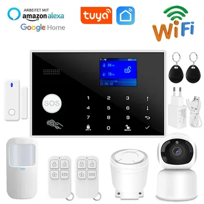 Earykong g50 Alarmsystem für die Sicherheit von Einbrechern zu Hause 433MHz WLAN GSM Alarm Wireless Tuya Smart House App-Steuerung