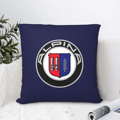 Alpina-Klassische Auto Logos Platz Kissen Polyester Kissen Abdeckung Samt Kissen Decor Komfort Image