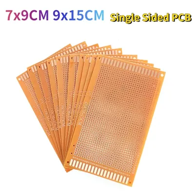 5PCS PCB Board 7x9CM 9x15CM Einseitige Protoboard gelb Universal Leiterplatte DIY Elektronische Kit Image
