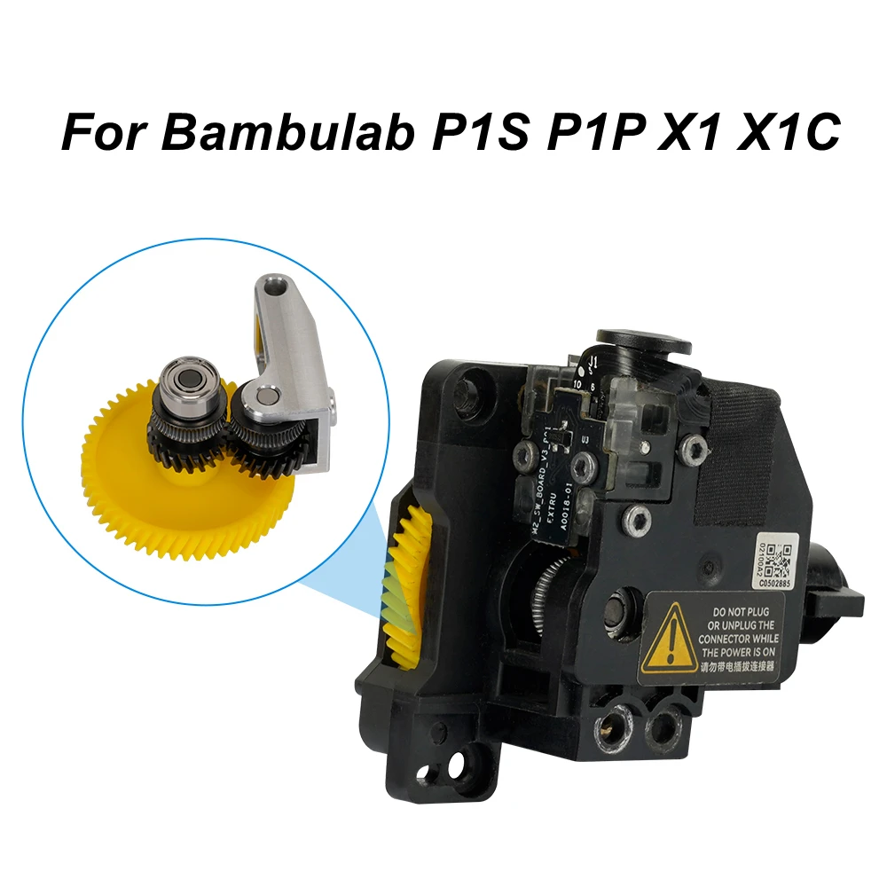 Für Bambu Lab Extruder Getriebe Gehärtetem Stahl Upgrade Montage Für Bambulab P1S P1P X1 X1C Extruder Getriebe 3D Drucker Zubehör Image