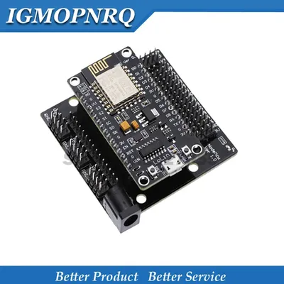 Knoten MCU Development Kit V3 CH340 NodeMCU + Motor Shield Wifi Esp8266 Esp-12e DIY Spielzeug Image