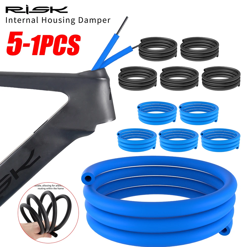 Risiko Fahrrad rahmen Innen leitung Gehäuse Dämpfer 1,6 m Rahmen Innen gehäuse Vibrations schlauch Kabel Fahrrad zubehör Kabel abdeckung Image