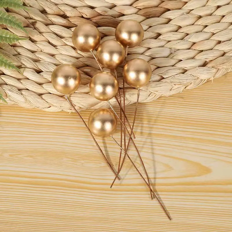 20 Stück Silber Ball Kuchen Dekoration Karte Einsatz Flagge Karte Einsatz INS werden reich Dollar Party liefert Karte Plug-in Image