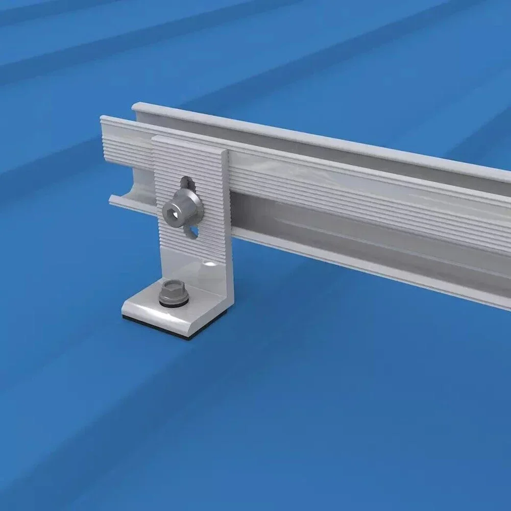 Solarschiene Alu-Montageschiene Solarpanel PV-Profil Solarprofil Solarsystem-Zubehör-Set 200 mm * 56 mm * 30 mm Image