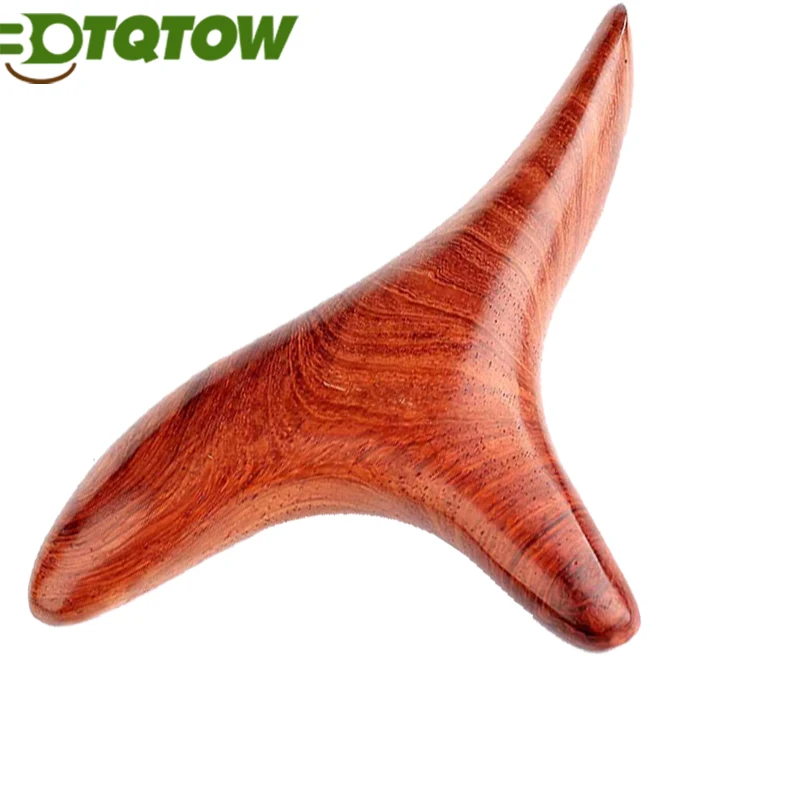 1pc traditionelle hölzerne Reflex zonen massage Thai Massage-Tool,Thai-Massage-Tool, Akupunktur punkt Gua Sha für Ganzkörper-Entspannung Augen