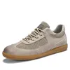 Frühling Echtes Leder Männer Schuhe Im Freien Nicht-slip Wanderschuhe Atmungsaktives Mesh männer Casual Schuhe Luxus Männer Turnschuhe größe 47