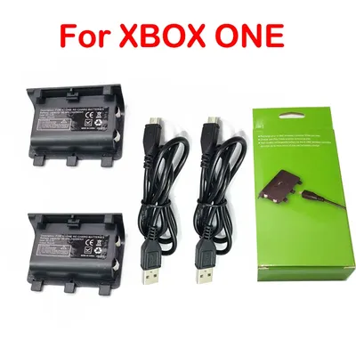 NEUER 1/2 Stück 2400 mAh Akku für XBOX ONE Wireless Game Controller Ersatzbatterien mit Image
