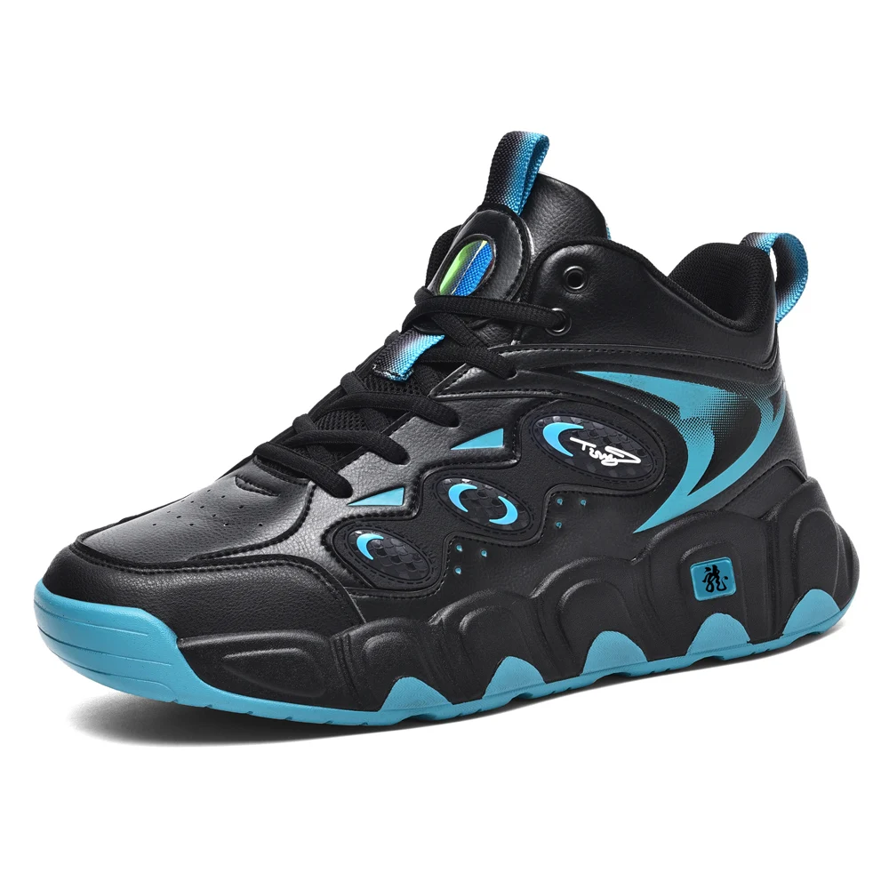 Plus Große Größe 50 51 52 53 54 Herren Basketballschuhe Leder Sneakers Knöchel Sportschuhe Anti-Rutsch Winter Plüsch Super Warm Neu