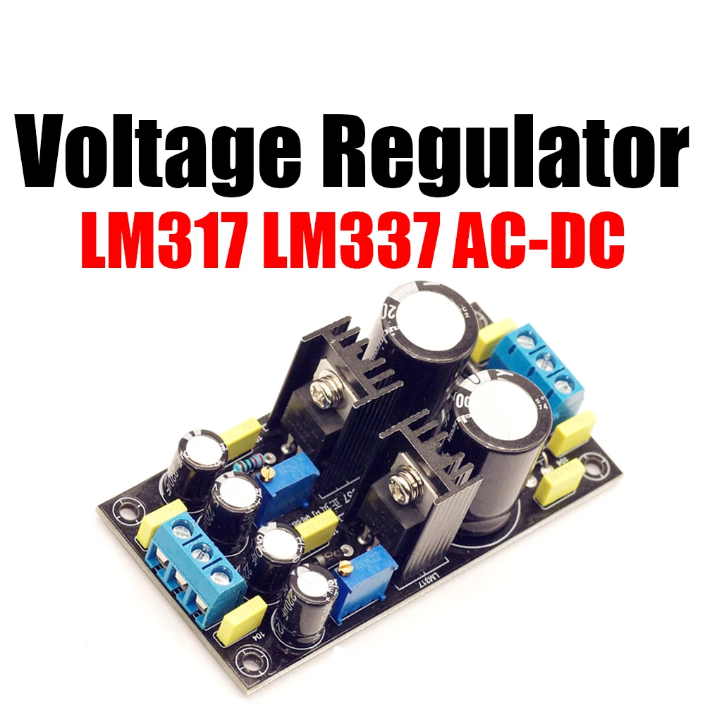 Lm317 lm337 einstellbarer spannungs regler strom versorgung positiv negativ dual power AC-DC 5v 12v 24v für verstärker Image