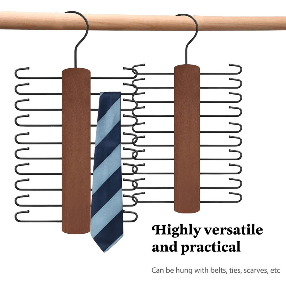 Neue Krawatten Kleiderbügel Holz 20 Bar Home Kleider schrank Kleiderbügel Veranstalter für Männer Krawatte Gürtel Frauen BH Schlinge Mütze Schrank Schrank Kleiderbügel Rack