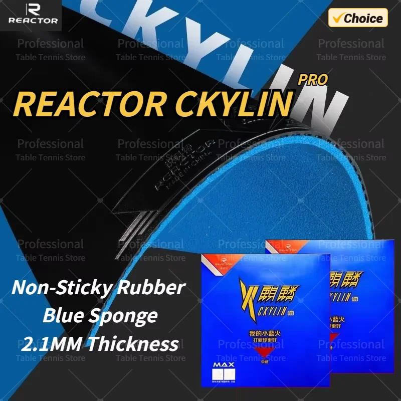 REACTOR Ckylin Pro Blue Schwamm Noppen im Tischtennis-Gummischwamm für 40 mm + Tenis Tenis De Mesa Original Ping-Pong-Gummi Image