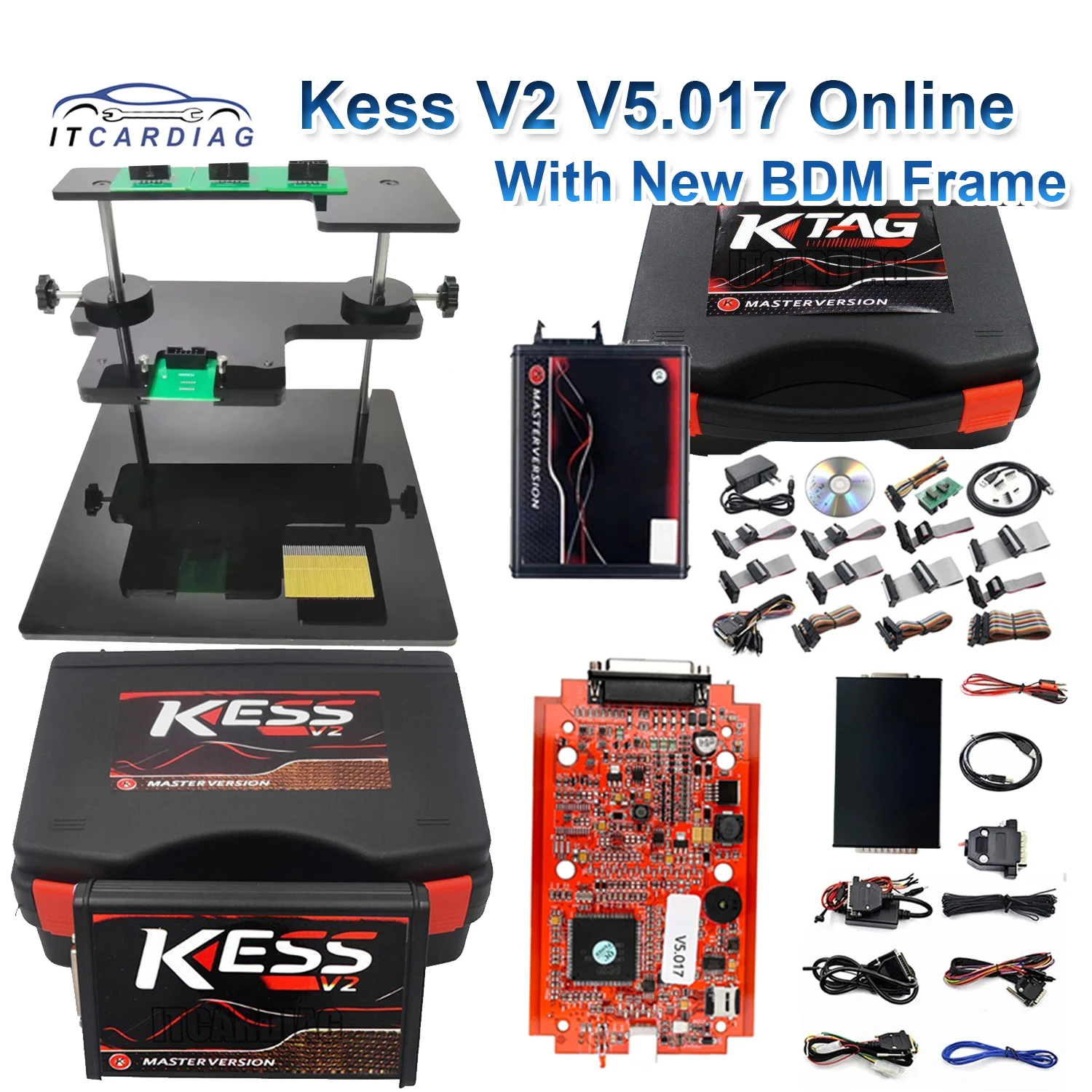 Für ktag v4.2 kess v4.2 v2 v5.0 bdm rahmen funktioniert bdm ecu chip programmierer eu rot online unbegrenzt kess Image