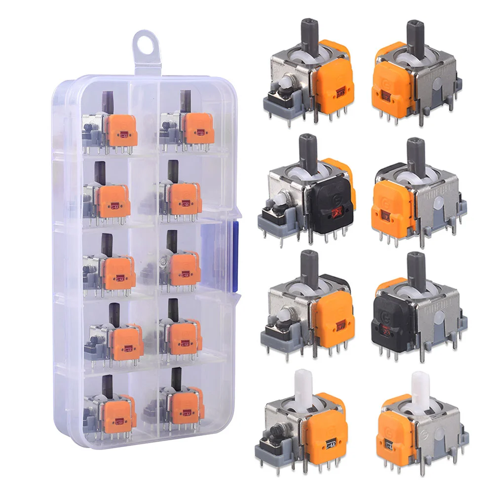 10/2pcs Halle elektro magnetischer Joystick hochpräzise ohne Drifting Hall Effekt Daumen Stick Joystick Rocker Modul für ps4/ps5/xbox