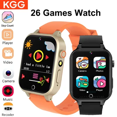 Children's Wristwatch Kids Smart Watches 26 Games HD Camera Pedometer Video MP3 Alarm Digital Watch