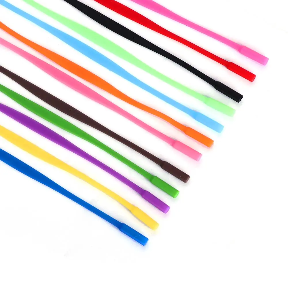 1 stücke Silikon Brillen riemen Brille Sonnenbrille Kette Sport band Kordel halter elastische Anti-Rutsch-Schnur Seile