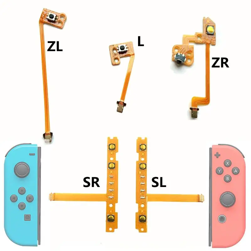 Ersatz sl sr zr zl l rechts links Knopf Schlüssel band Flex kabel für Nintendo Switch Joy-Con Joycon ns Trigger Controller Teile Image