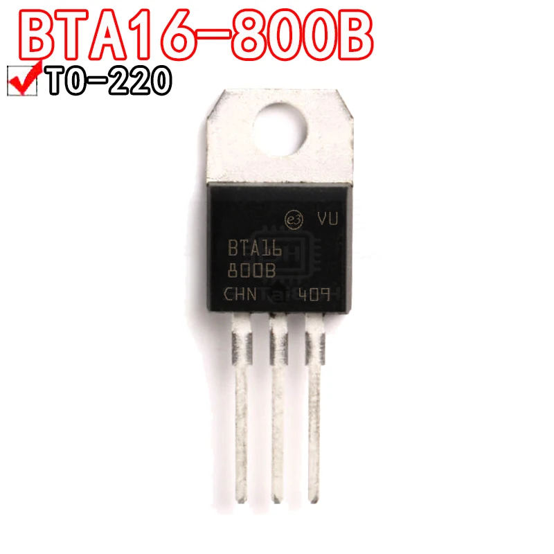 10 stücke BTA16-800B zu-220 BTA16-800 bta16 800v 16a BTA04-800B BTA06-800B BTA10-800B BTA12-800B BTA24-800B BTA12-800 BTA24-800 Image