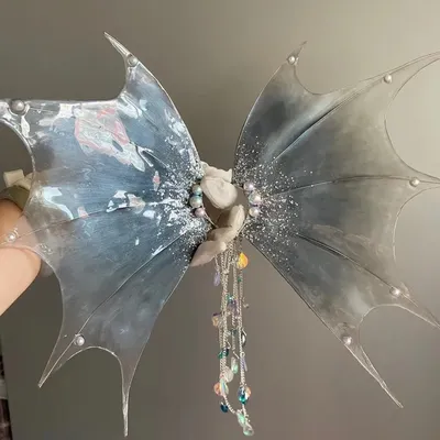 Cos Hai Ohren Meerjungfrau Ohr Cosplay Kostüme Farbverlauf Farbe Hai Ohren Kopfschmuck Fee Zauberer Image