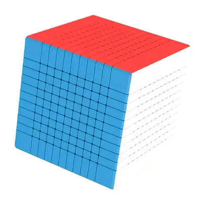 11x11 Würfel MOYU Cubing Klassenzimmer MeiLong 11x11 Zauberwürfel Stickerless Kunststoff 11-lagiges Puzzle Geschwindigkeit Zauberwürfel SPIELZEUG Denkaufgabe Image