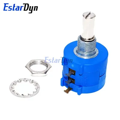 3590S Multiturn-Potentiometer 500 1K 2K 5K 10K 20K 50K 100K Ohm Potentiometer Einstellbarer Widerstand 3590 102 202 502 103 Image