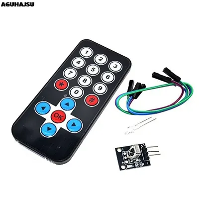 1 Los Infrarot ir drahtlose Fernbedienung Modul Kits DIY Kit hx1838 für Arduino Himbeer Pi Image