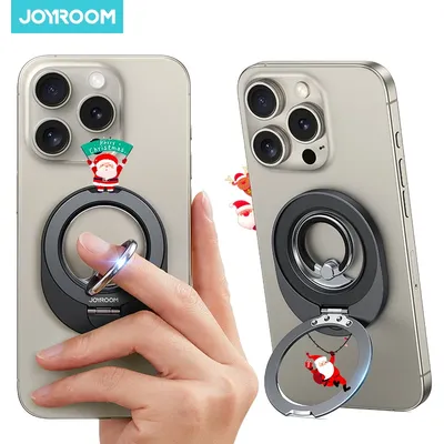 Joyroom Ring Phone Holder For Magsafe For iPhone Kickstand Ring Magnetic Phone Grip Holder Stand For iPhone 16 15 14 13 Pro Max