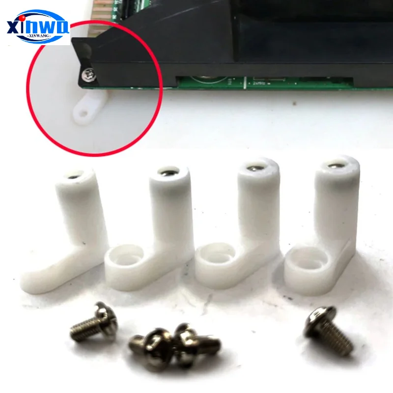 80 stücke l Typ Leiterplatte Füße Montage Kunststoff Unterstützer Fuß neo geo snk Spielbrett Steckplatz Platine Arcade Flipper Teile Verkaufs automat Image